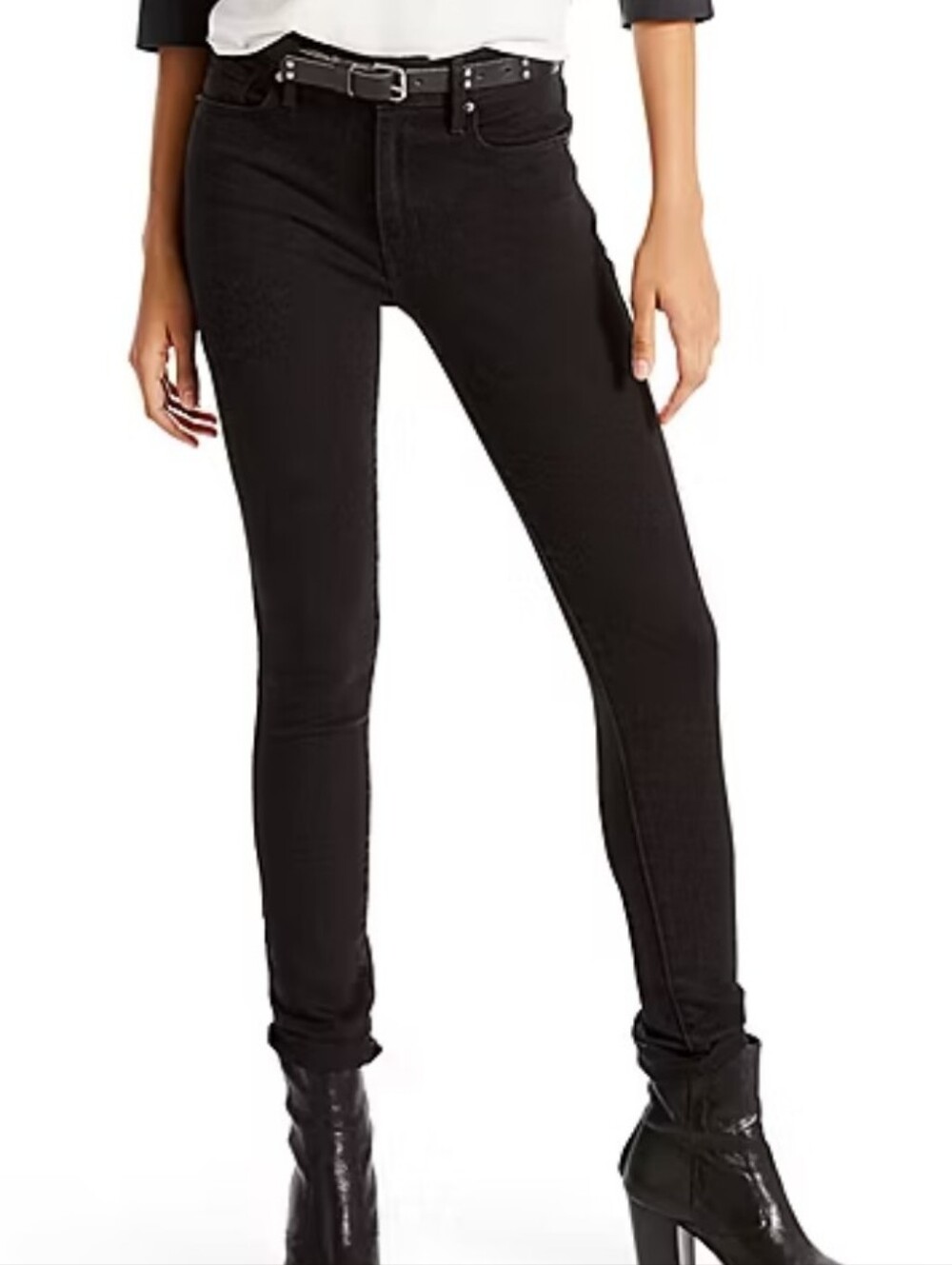 Levi's Black Women's Skinny Jeans - High-Rise Stretch